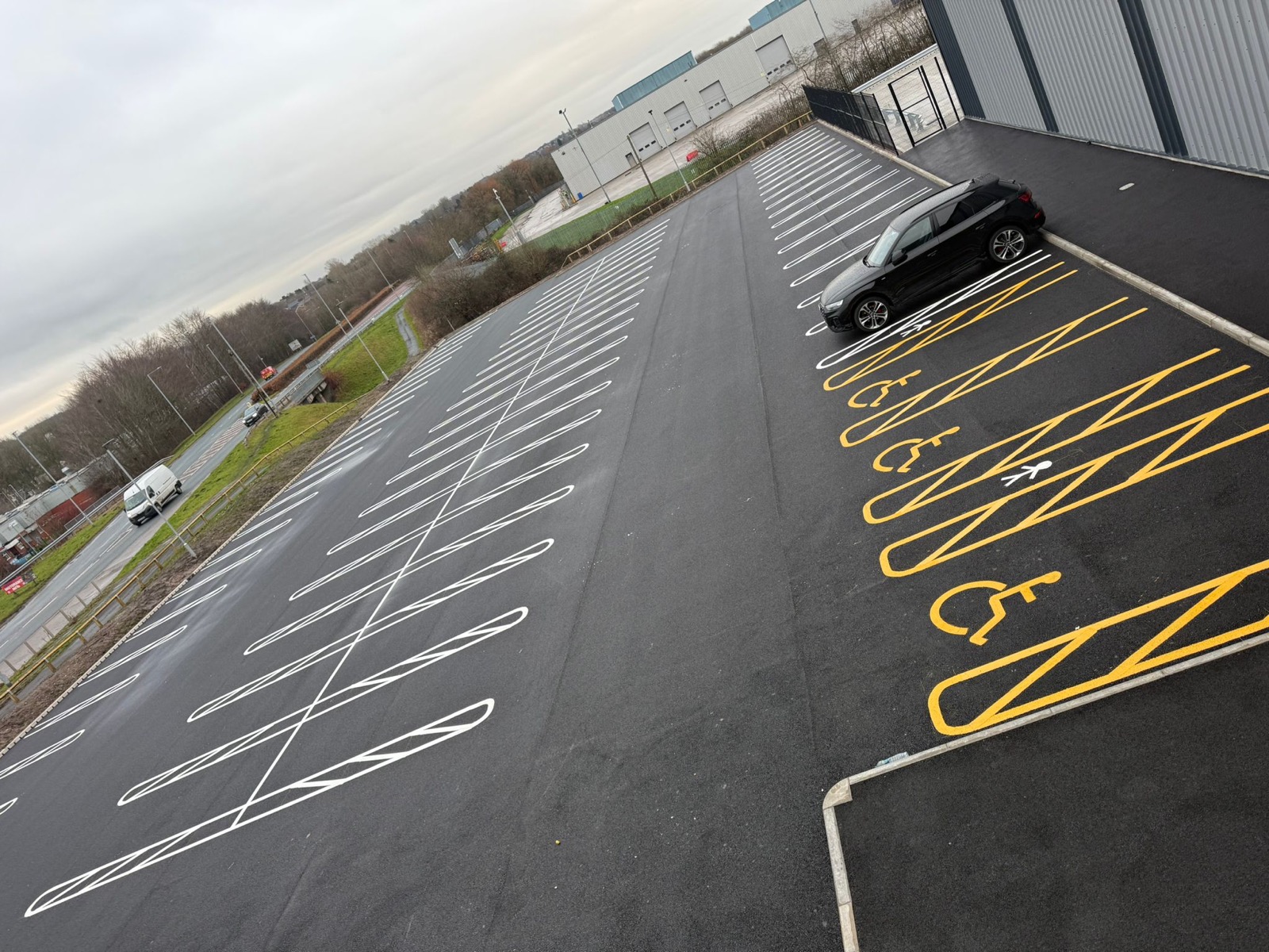 How Do You Mark a Car Park Used for Events or Overflow?
