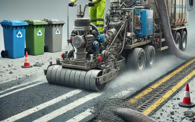 How is Road Marking Removal Done and What Happens to the Waste?