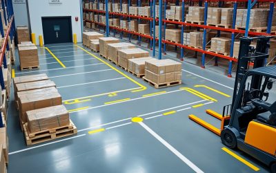 What Equipment is Used for Warehouse Line Marking?